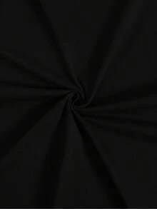 Maglietta da uomo in puro cotone nero: Libertà leggera: Maglietta da uomo in cotone nero - nero - Visualizzare 4