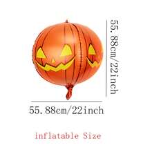 Stand Skull Pumpkin Head Shape Foil Balloons 4D Pumpkin Balloons Halloween Decorations Party Supplies 3Pcs/Set - View 8