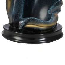 Wine Bottle Holder Horse Head Wine Rack Blue+Gold - 查看 9