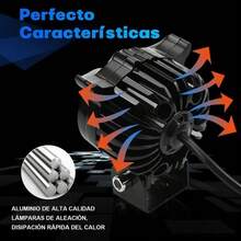 Heyword Dual-Color LED Motorcycle Owl Auxiliary Light, Suitable For Motorcycles, Bicycles And Cars, Equipped With Adjustable Mounting Bracket, Hardwired Connection, Road Lighting Auxiliary Equipment, Adjustable Vehicle Lighting, Battery Not Included - [1PCS Lights] - View 8