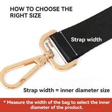 2/4 Pcs Detachable Snap Buckle, Rotating Buckle, Dog Clip Metal Screw Hook Clasp For Bag Shoulder Strap, Backpack Strap Fixing Buckle, 4-6cm Detachable Shoulder Strap Buckle, Bag Ring, Backpack Strap Fixing Buckle, Hardware Lock Clasp Accessories - Multicolor - View 8