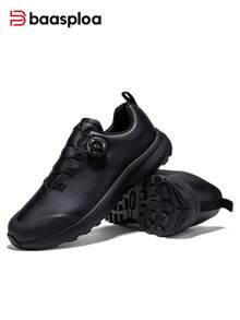 baasploa Men's Winter Dress Shoes, Warm Lining Casual Business Shoes, Quick-Release Rotary Buckle, Non-Slip Sole, Classic Men's Shoes, Suitable For Work, Commuting And Daily Wear - Black - View 6