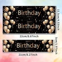 10件/20件 Happy Birthday To You 水瓶標籤貼紙，生日慶祝水瓶貼紙，生日水瓶包裝貼紙，生日派對裝飾 - A - 查看 2