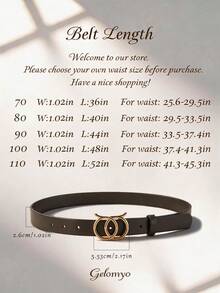 3Pcs Women's Belts, Casual Elegant Style, PU Leather, Handmade Luxury, All-Season Wearable Decorative Belts, Suitable For Jeans/Casual Pants/Formal Wear, Great Gift Choice - Multicolor-1 - View 5
