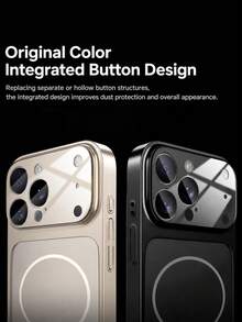VRNOEI Popular Matte Ultra-Smooth Touch Phone Case Compatible With IPhone 17 Pro Max 11 12 13 14 15 16 Pro Max Large Lens Camera Protection Anti-Scratch Anti-Fingerprint Wireless Charging Shockproof Phone Case - Titanium Black - View 3