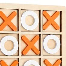 木製 3x3 XO 井字棋 四子連珠益智遊戲，適合親子互動，復活節禮物、生日禮物、派對小禮、幼兒園遊戲獎品、小禮物 - 彩色 - 查看 6