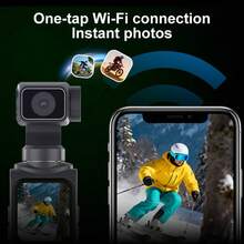 POCKET High-Definition 4K Pocket Action Camera, 330° Automatic Left-Right Tracking Rotating Video Recorder, Equipped With 1.72-Inch Touch High-Definition Display Screen, 12 Million Effective Pixels, WIFI Connection For Instant Photo Sharing, One-Click Rotating Selfie Vlog Camera, 18x Digital Focus, Supports USB Charging, Comes With Tripod, Convenient For Carrying And Use. - 查看 5