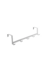 1pc No-Drill Door Hanging Coat Hook, Wall-Mounted Clothes Rack, Bathroom Towel Rack, Door Clothing Hanger, Entryway Key Hook. Perfect For Door, Kitchen And Bathroom Storage, Room Decoration, Home Decor, Kitchen Accessories, Bathroom Decor, Bedroom Decor, Bedroom And Entryway Multi-Functional Storage Rack - Multicolor - View 11