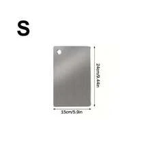 1pc/2pcs/3pcs Stainless Steel Cutting Board - Double-Sided Use, Rust-Resistant, Suitable For Meat, Fruit And Vegetables - High-End Kitchen Cutting Mat, Enhanced Hygiene - View 11