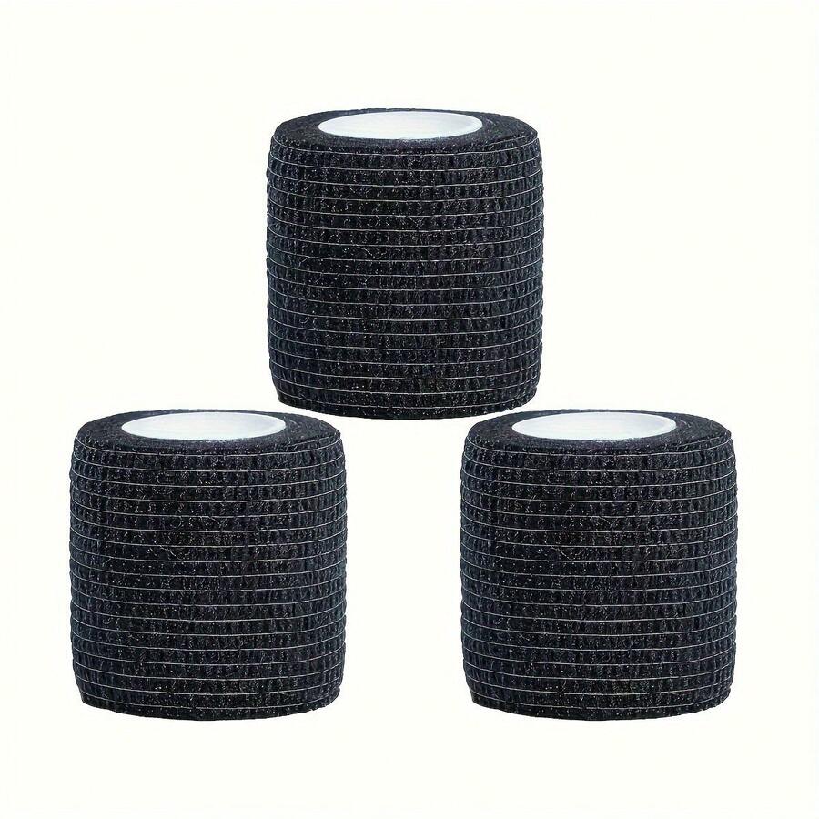 3pcs Elastic Self-Adhesive Bandage, 4.5m/177in Sports Tape - Multicolor - View 1