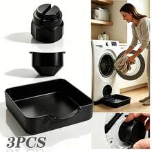 3-Piece Washing Machine Drain Pan Replacement Kit - Black Universal Parts, Equipped With Drain Switch, Guide Plate And Leak-Proof Water Tray, Suitable For Front-Loading Washing Machines - Water Tray - View 9