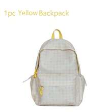 1 Set Mochila con Estampado de Estrellas Colorido en Todo el Body, Cremallera Trasera Antirrobo, Impermeable, Gran Capacidad con Colgante Lindo, Mochila Escolar Estilo Europeo y Americano para Temporada de Regreso a Clases, Desplazamiento, Viajes, Mochila Versátil - Multicolor - Ver 10