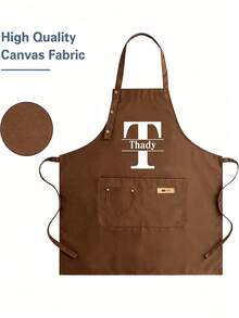 Customizable Name Apron - Durable And Comfortable Unisex Kitchen Workwear, Easy To Care For, Practical Design With Pockets And Adjustable Shoulder Straps, Suitable For Cooking Enthusiasts - Multicolor - View 17
