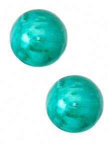 1pc Pilates Ball Small Fitness Ball, 9 Inch (Approx. 22.9 Cm) Barre Ball, Mini Soft Yoga Ball New Style Multi-Color Optional, Stable Fitness, Abdominal, Core, Home Gym And Office Small Fitness Ball, Mini Pilates Ball, Anti-Burst Anti-Slip Mini Yoga Ball, Stable, Fitness, Stretching And Core Strength Training Soft Pilates Ball Home Training Ball, Anti-Burst And Anti-Slip, Inflatable Straw, Core Training - Multicolor - View 20