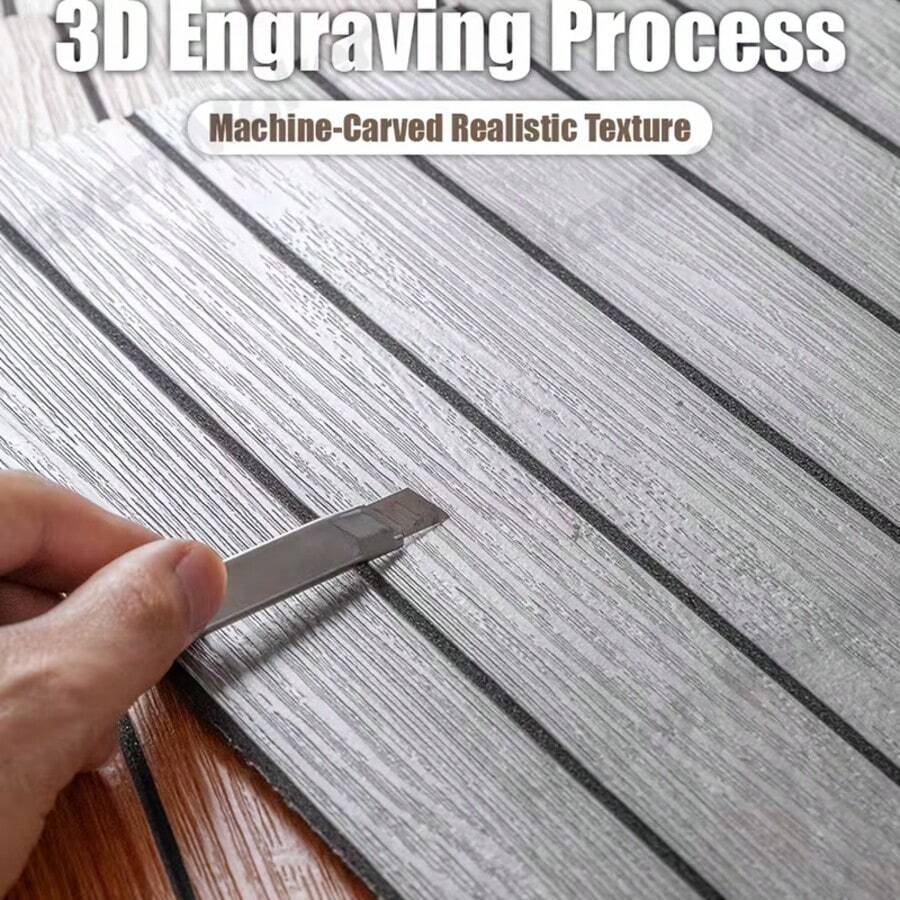 Popular Decorative Wall Covering Sheets For Indoor Space Upgrade PVC Vertical Wood Slat Peel&Stick Wall Panels Multi Purpose Home Surface Decoration Sticker