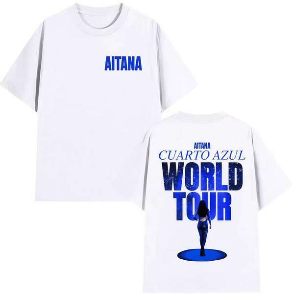 Camiseta gráfica Quarto Azul World Tour 2026 para hombre y mujer, ropa para fans de hip-hop y pop, camiseta de algodón holgada de estilo vintage, camiseta gráfica de estilo vintage.