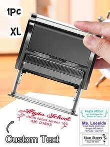 LICVIC 1/2 cái con dấu địa chỉ tùy chỉnh văn bản, con dấu cao su tự đóng mực cá nhân hóa, con dấu địa chỉ gửi trả cho đám cưới, tân gia và doanh nghiệp nhỏ - phong cách A - Xem 18