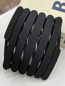 Foldable Travel Expandable Hair Hoop For Women, Non-Slip Headband With Teeth For Bangs, Face Washing, Portable Hair Clip - Multicolor - View 11