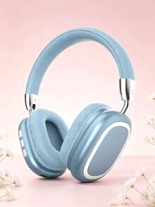 Gerripuer 新款耳罩式無線耳機 HIFI 高解析通話 舒適 MP3 可折疊可旋轉伸縮 ABS 塑料金屬質感 高端商務禮品 無線耳機 5.3 智能晶片 HIFI 音效 雙連接 超長續航 無線耳機 簡約便攜 長續航 HiFi 立體聲 低延遲 適用於手機、電腦和遊戲耳機 - 霧霾藍 - 查看 4