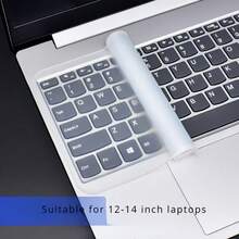 Laptop Keyboard Protective Film Silicone Pad, Universal Laptop Keyboard Dust Cover, Silicone Waterproof And Durable, Universal 12-14 Inch Protective Cover, Suitable For Work, Study And Daily Use, Office Supplies, Learning Supplies, Back To School Season - A - View 9