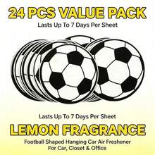 Unique Football Design, Classic Black & White Patterns, Perfect Gift For Sports Fans, Exquisite Rearview Mirror Pendant - Zuqiu - View 26
