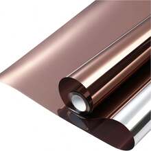 1 Roll One-Way Privacy Window Film, Heat Insulation & Sun Protection, Reflective Mirror Window Sticker, Suitable For Home Glass Windows, Static Adhesion, Removable, UV Protection, Anti-Glare - One-way Mirror - View 66