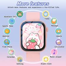 Brand New 2026 Model 1.83 Inch Large Screen Smart Watch For Kids And Teens, Supports Calls, Message Notifications, Sports Modes, Weather Forecast, Customizable Widgets, Essential Accessory For Children's Daily Life - View 2