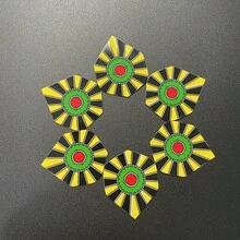 Easytoday 新款 60件/組 標準 6款飛鏢翼片,每款 10件,PET材質,多種花紋,飛鏢配件 - 彩色 - 查看 9
