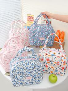 1pc Ins-Style Insulated Lunch Bag For Women, Multi-Functional Storage Bag, A Must-Have For Travel And Picnics, Large Capacity, Compact And Portable, Suitable For Office, Travel, Picnics, School And Other Occasions. - Multicolor - View 12