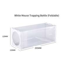 Rat Catcher! Indoor And Outdoor Home Use Continuous Automatic Rat Capture, Rat Trap And Mouse Trap Washable And Reusable Live Capture And Release Rats, Field Mice And Rodents, Safer For Family And Pets, Automatic Spring Door Rat Cage Anti-Escape Mesh, Foldable Portable Outdoor Rat Catcher, Trap For Capturing Large Rats, Hamster Live Cage And Release Metal Rodent Cage, Waterproof Small Pest Control, Capture And Release, Enhanced Capture Ability, Easy To Operate - B - View 7