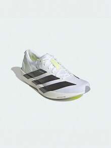 Adidas Men's ADIZERO ADIOS 9 Performance Full Speed Competition Marathon Thin Sole Racing Running Shoes KH8894 - Light Grey - View 4