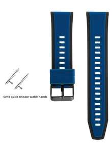 22MM Quick Release Silicone Smart Watch Band Compatible With Huawei GT5/6/GT4/Watch3, Watch 5 Active/Lite, Galaxy Watch 6/5/4/5pro/4/6 Classic/42mm 46mm, Watch Band, Universal For Men And Women - 22mm - View 11