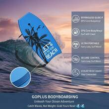 [Free Shipping] Super Lightweight Bodyboard Surfing With Leash EPS Core Boarding-L-XY265737 - FXC5FMJIRWNII1 - View 4