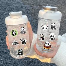 50入可愛熊貓貼紙 防水乙烯基貼紙 適用水壺、筆電與手帳的文具用品 - 50個 - 查看 8
