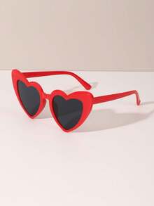 7 piezas/5 piezas/3 piezas/1 pieza Nuevas gafas divertidas con forma de corazón para fiesta, reunión, dama de honor - Multicolor - Ver 12