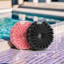 Silicone Body Scrub Brush, Silicone Loofah, Upgraded Super Exfoliating Bath Brush With Non-Slip Handle Strap, Silicone Body Polishing Brush For Shower, Also Suitable For Pet Bath Brush - Multicolor - View 4