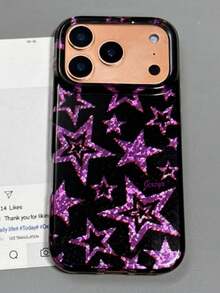 Casing Ponsel Lembut Motif Berlian Bintang Berkilau Y2K Kompatibel Dengan iPhone 17 Pro Max 17 Pro 17 16 Pro Max 16 Pro 16 15 Pro Max 15 Pro Max 15 Pro 15 14 Pro Max 14 Pro 14 13 Pro Max 13 Pro 13 12 Pro Max 12 Pro 11 Casing Mengkilap Belakang Lembut Hadiah - bintang ungu - View 3