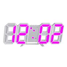 1 Reloj de cocina, Reloj despertador digital LED con fecha, Reloj de escritorio moderno, Adecuado para uso diario y decoración del hogar - Multicolor - Ver 9
