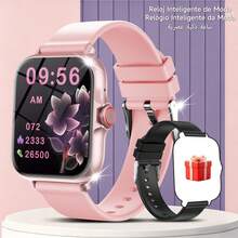 1pc Unisex High-Definition Touch Screen Comfortable Silicone Strap Smartwatch With Message Notification, Fitness Tracker, Calorie & Distance Tracking, Music Control, Remote Camera, Compatible With Smartphone, World Cup Party Sports Style - 彩色 - 查看 13