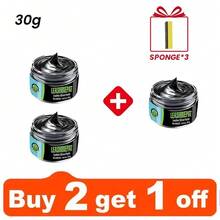 JB-XPCS 30克/100克汽车塑料皮革修复膏，翻新零件，抛光保护涂层，持久光泽，恢复黑色光泽，内饰配件，汽车零件 - 黑色 - 查看 13