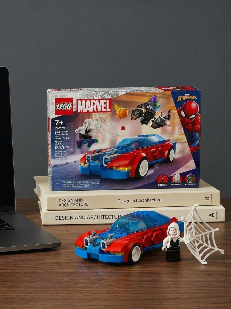 LEGO 赛车与绿魔 - 彩色 - 查看 1