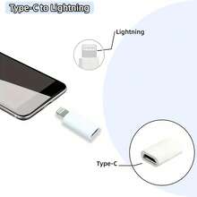 USB-C To Lightning Female To Male Adapter, Compact And Portable, Supports Charging And Data Sync For Phones And Other Devices, Modern Minimalist Design, Lightning To Type-C, Supports Charging And Data Transfer, Suitable For IPhone 14/13/12/11 Phone Accessories - Multicolor - View 10