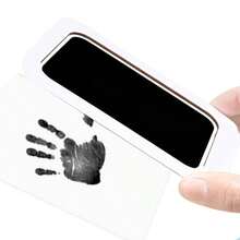 1pc Inkless Footprint Ink Pad, No Mess, Wash-Free, Anti-Cross Contamination, Hand/Footprint Keepsake Ink Pad, Suitable For Baby Handprint/Footprint/Pet Pawprint Keepsakes - Rectangle - View 8