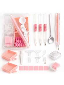 Diamond Painting Tool Set – Includes Transparent Storage Box, Precision Tweezers, Wax Pen, Tray, Bead Pickup Spoon – Suitable For Beginners And Advanced Craft Enthusiasts, Ideal For Art Projects And Home Decor - A - View 10