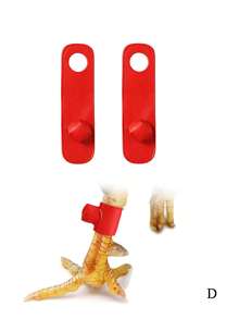 2pcs Blue And Red Rooster Leg Bands, Chicken Shoes, Rooster Spur Protectors, Suitable For Spur Protection, Rooster Protection, Rooster, Chicken Saddle - Multiple Styles - View 7