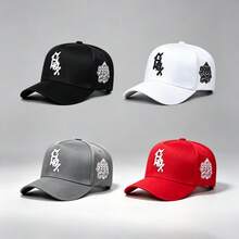 1pc Men's Letters Embroidered Hats For Men Adjustable Hats, UV Protection Sun Hat, Perfect For Casual Wear, Parties, Travel, And Holiday Gifts,The Best Gift For Mom And Loved Ones - Multicolor - View 10