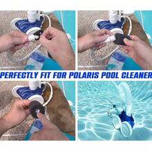 6pcs/12pcs Pool Cleaner Replacement Filter Pads, Polaris Pool Cleaner Replacement Parts, Suitable For Suction Hose Replacement Brushes, Compatible With Polaris 180, 280, 360, 380, 480 And 3900 Models - A - View 4