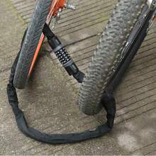 1pc 90cm Bicycle Chain Lock 5-Digit Combination Lock Anti-Theft Lock Extended Thickened Lock Electric Combination Chain Lock Cycling Gear Multi-Function Security Lock Outdoor Cycling Anti-Theft Security Lock - Multicolor - View 4