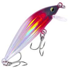 Hengjia 1pc 5cm 3g Micro Fish Lure, Sinking Artificial Hard Bait, Vibrating Bait, Bait, Stream Fishing Lure, Suitable For Trout, Bass, Carp - Multicolor - View 12