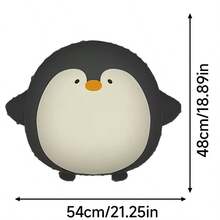 5/10pcs Matte Round Large Penguin Balloons, Party Decoration, Photo Booth Balloons, Suitable For Birthday Party, Holiday Decoration, Home Celebration, Winter Theme Party, Anniversary Banquet, Cartoon Balloon Decoration, Children's Small Gift Toys, Self-Sealing Foil Balloons, Children's Birthday Party Balloons, Cute Cartoon Balloons, Gift Toy Balloons, CE Certified Balloons - Penguin - View 7